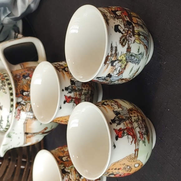 Oriental Teapot Set - Picture 3 of 7